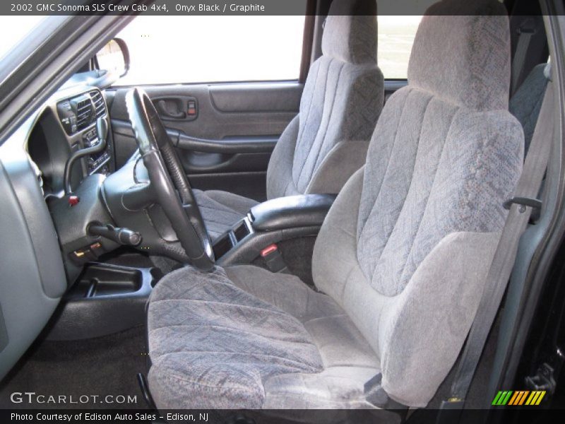 Onyx Black / Graphite 2002 GMC Sonoma SLS Crew Cab 4x4