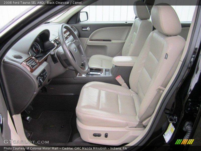 Black Clearcoat / Camel 2008 Ford Taurus SEL AWD
