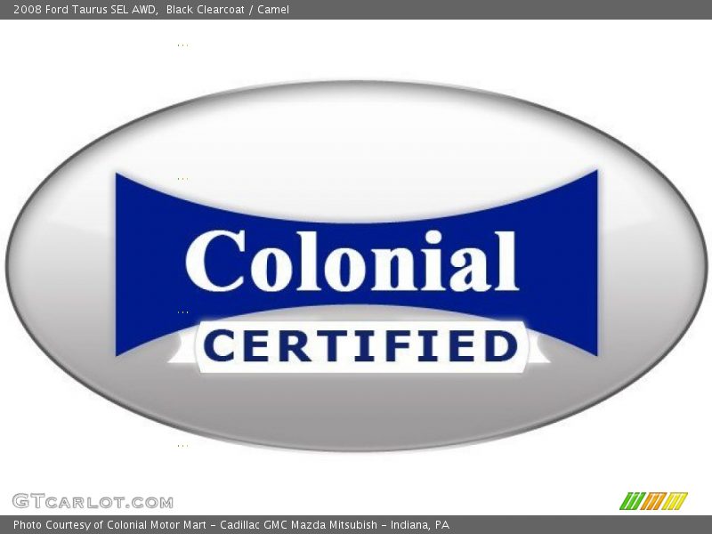 Black Clearcoat / Camel 2008 Ford Taurus SEL AWD