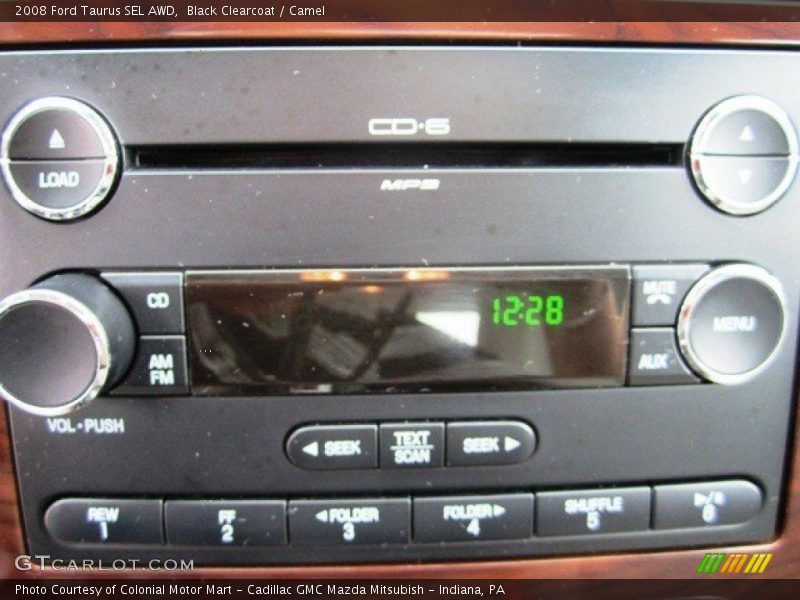 Black Clearcoat / Camel 2008 Ford Taurus SEL AWD
