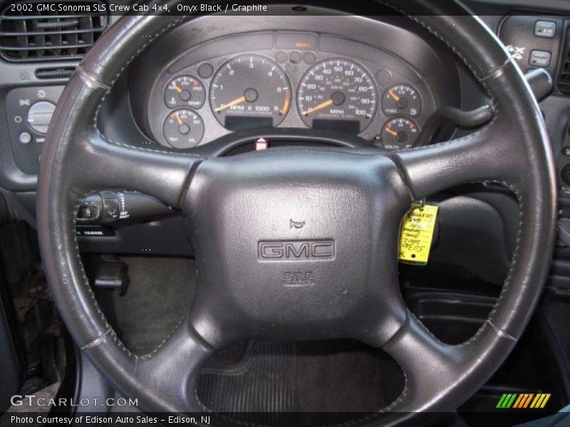 Onyx Black / Graphite 2002 GMC Sonoma SLS Crew Cab 4x4