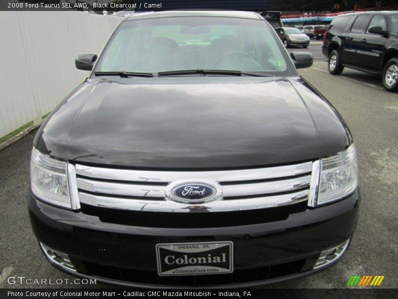 Black Clearcoat / Camel 2008 Ford Taurus SEL AWD