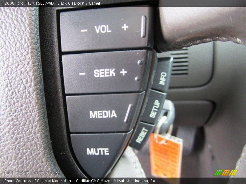 Black Clearcoat / Camel 2008 Ford Taurus SEL AWD