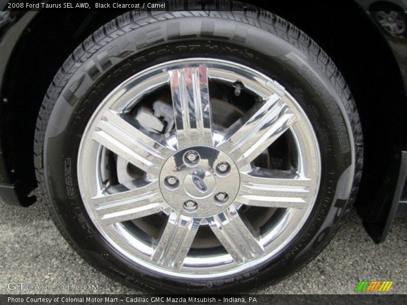 Black Clearcoat / Camel 2008 Ford Taurus SEL AWD