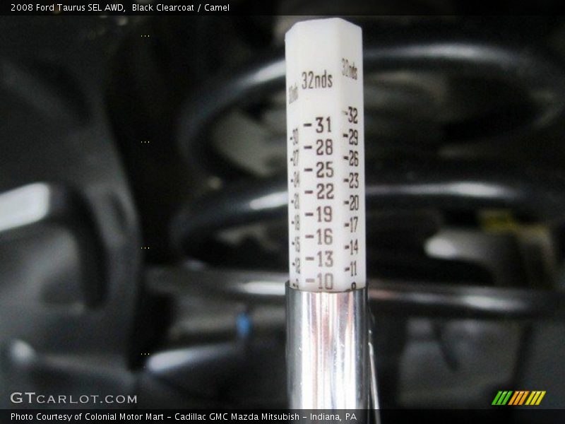 Black Clearcoat / Camel 2008 Ford Taurus SEL AWD