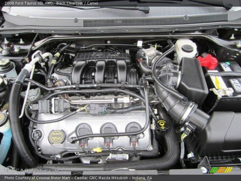 Black Clearcoat / Camel 2008 Ford Taurus SEL AWD