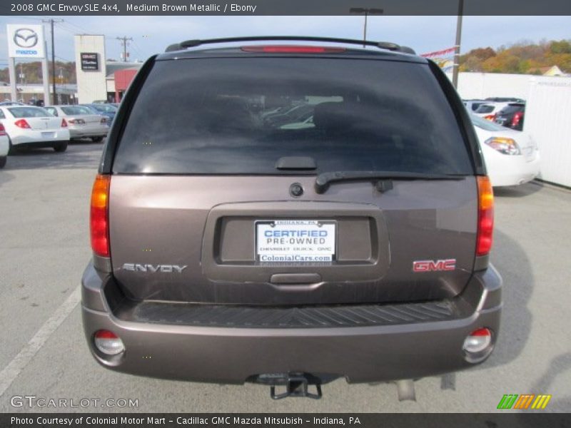 Medium Brown Metallic / Ebony 2008 GMC Envoy SLE 4x4