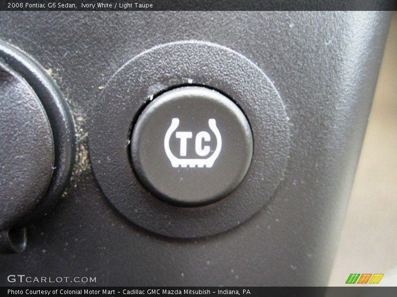 Ivory White / Light Taupe 2008 Pontiac G6 Sedan