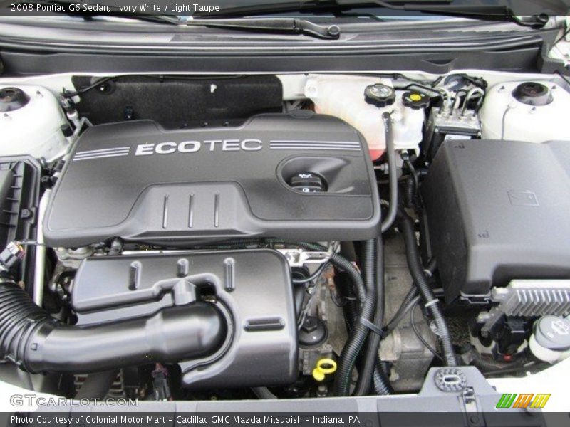 Ivory White / Light Taupe 2008 Pontiac G6 Sedan