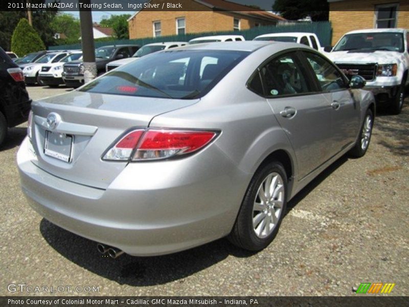 Ingot Silver / Black 2011 Mazda MAZDA6 i Touring Sedan