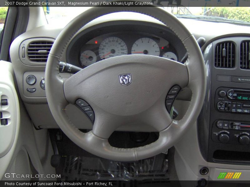 Magnesium Pearl / Dark Khaki/Light Graystone 2007 Dodge Grand Caravan SXT
