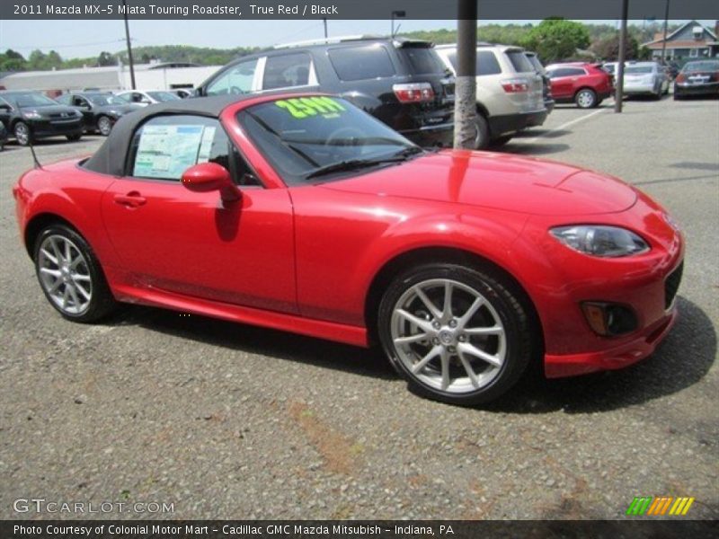 True Red / Black 2011 Mazda MX-5 Miata Touring Roadster