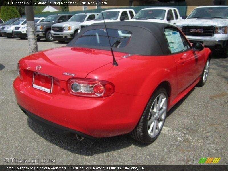 True Red / Black 2011 Mazda MX-5 Miata Touring Roadster