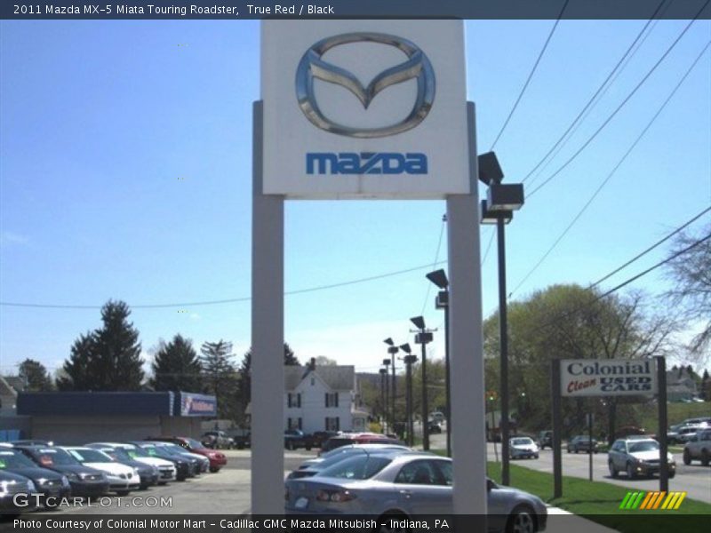 True Red / Black 2011 Mazda MX-5 Miata Touring Roadster