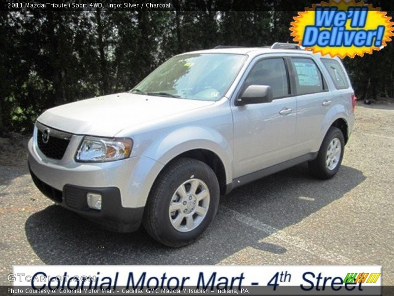 Ingot Silver / Charcoal 2011 Mazda Tribute i Sport 4WD