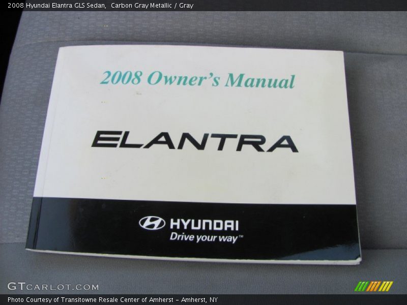 Carbon Gray Metallic / Gray 2008 Hyundai Elantra GLS Sedan