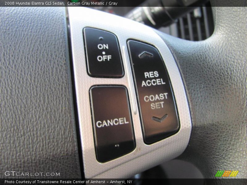 Carbon Gray Metallic / Gray 2008 Hyundai Elantra GLS Sedan