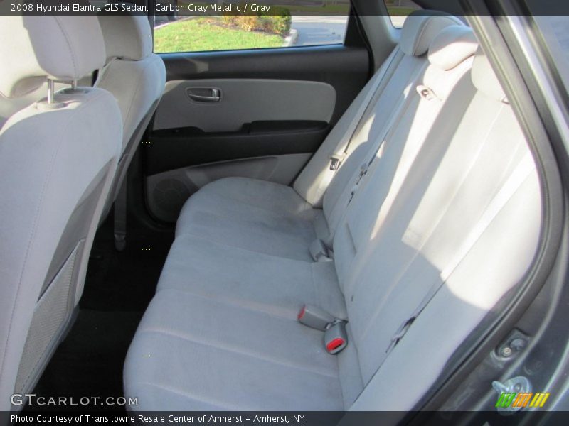 Carbon Gray Metallic / Gray 2008 Hyundai Elantra GLS Sedan