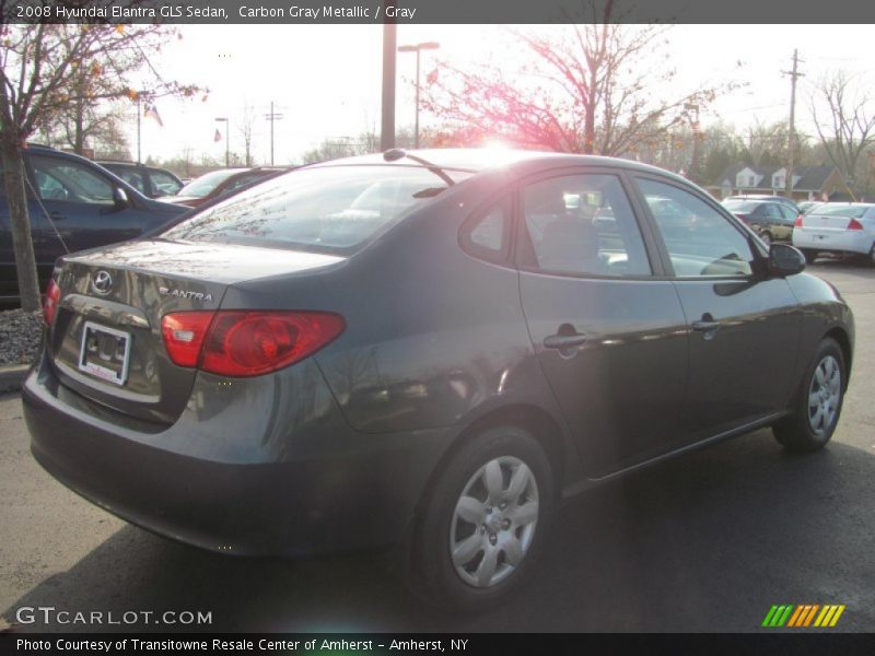 Carbon Gray Metallic / Gray 2008 Hyundai Elantra GLS Sedan
