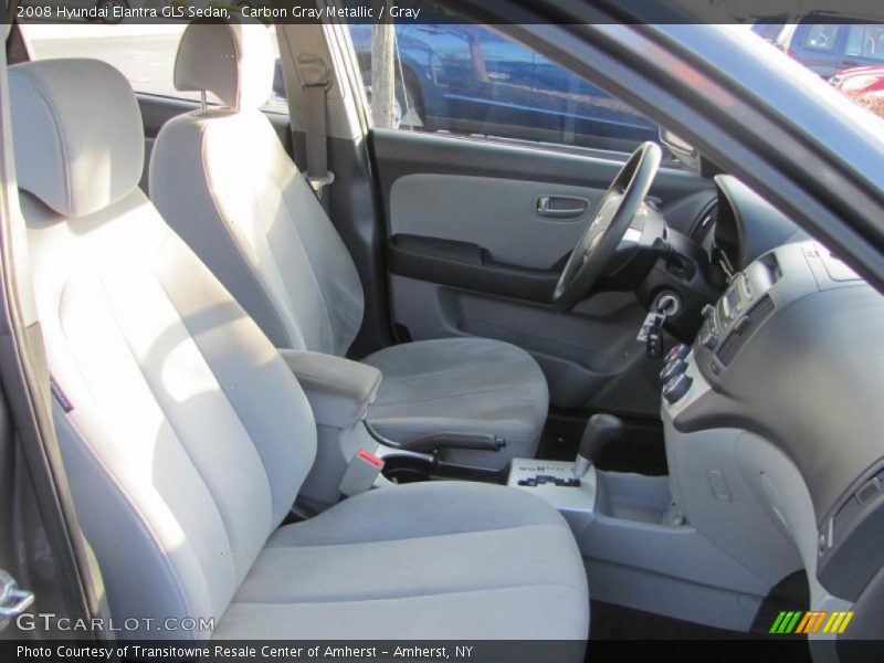 Carbon Gray Metallic / Gray 2008 Hyundai Elantra GLS Sedan