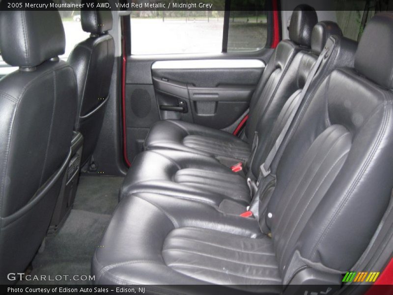 Vivid Red Metallic / Midnight Grey 2005 Mercury Mountaineer V6 AWD