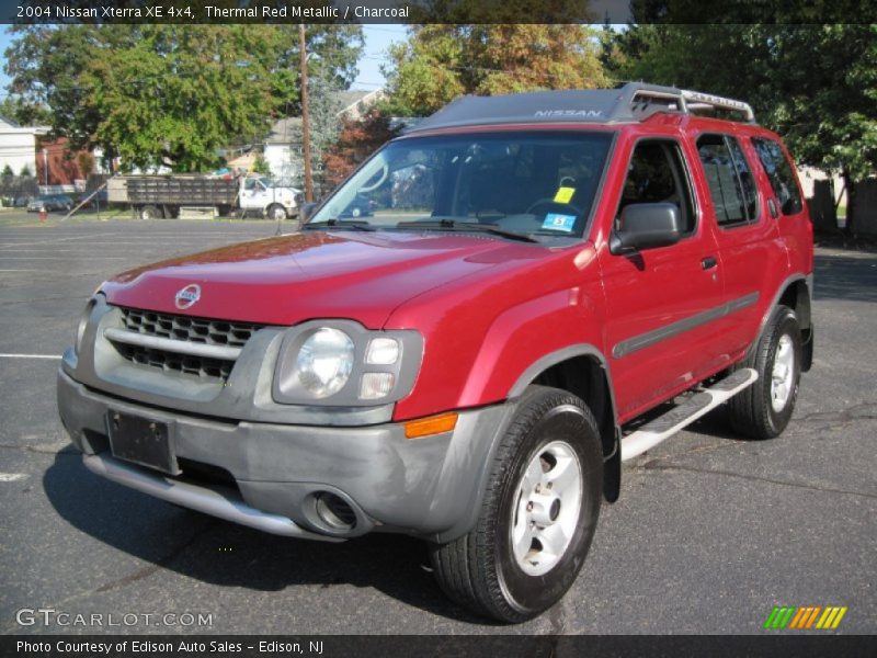 Thermal Red Metallic / Charcoal 2004 Nissan Xterra XE 4x4