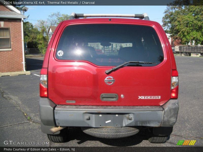 Thermal Red Metallic / Charcoal 2004 Nissan Xterra XE 4x4