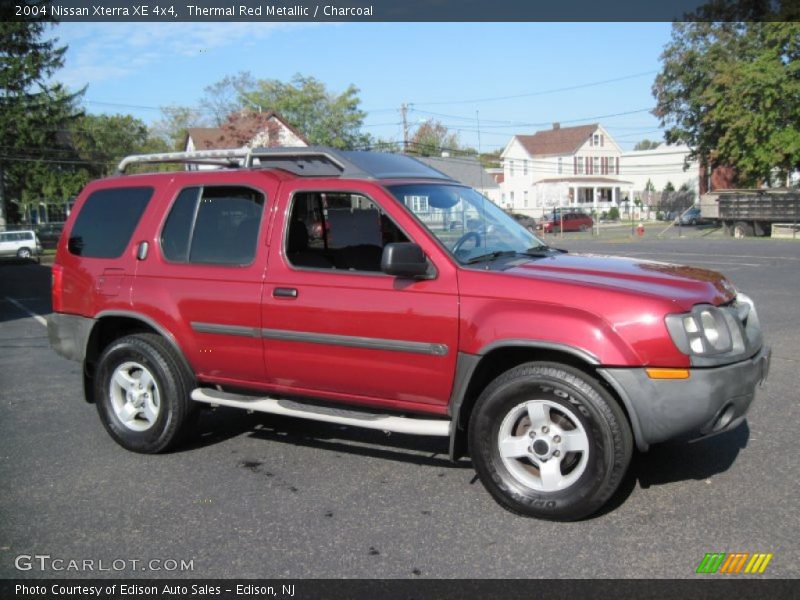 Thermal Red Metallic / Charcoal 2004 Nissan Xterra XE 4x4