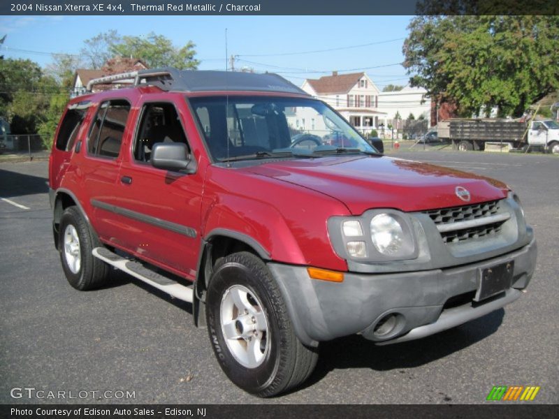 Thermal Red Metallic / Charcoal 2004 Nissan Xterra XE 4x4