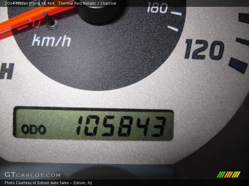 Thermal Red Metallic / Charcoal 2004 Nissan Xterra XE 4x4