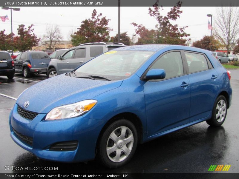 Blue Streak Metallic / Ash Gray 2009 Toyota Matrix 1.8