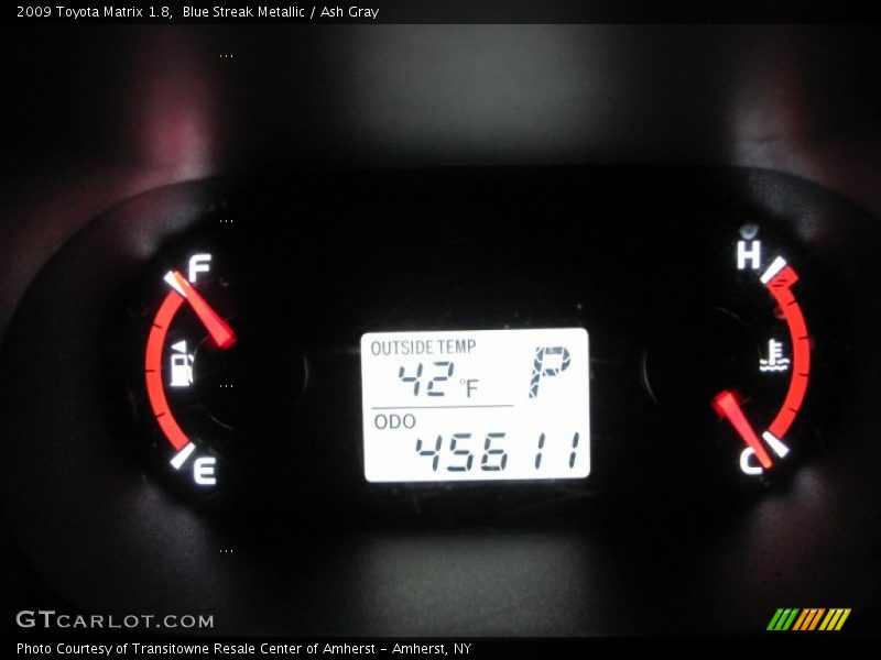 Blue Streak Metallic / Ash Gray 2009 Toyota Matrix 1.8