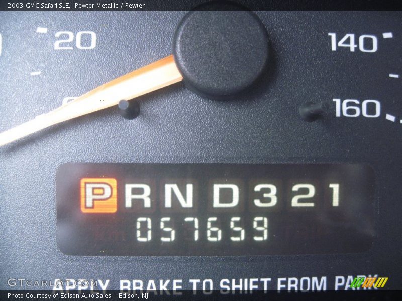 Pewter Metallic / Pewter 2003 GMC Safari SLE