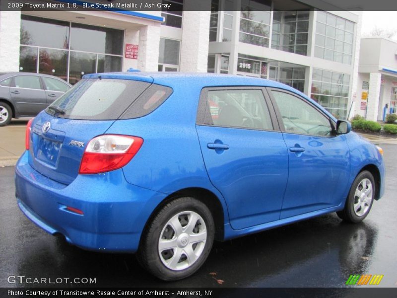 Blue Streak Metallic / Ash Gray 2009 Toyota Matrix 1.8