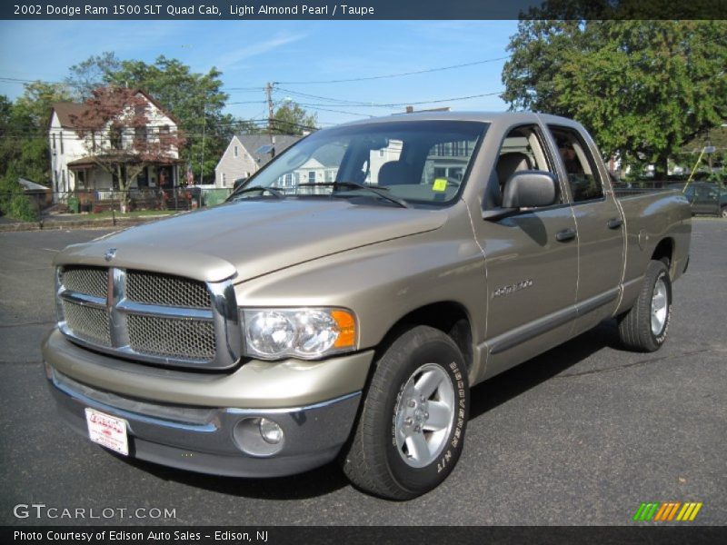 Light Almond Pearl / Taupe 2002 Dodge Ram 1500 SLT Quad Cab