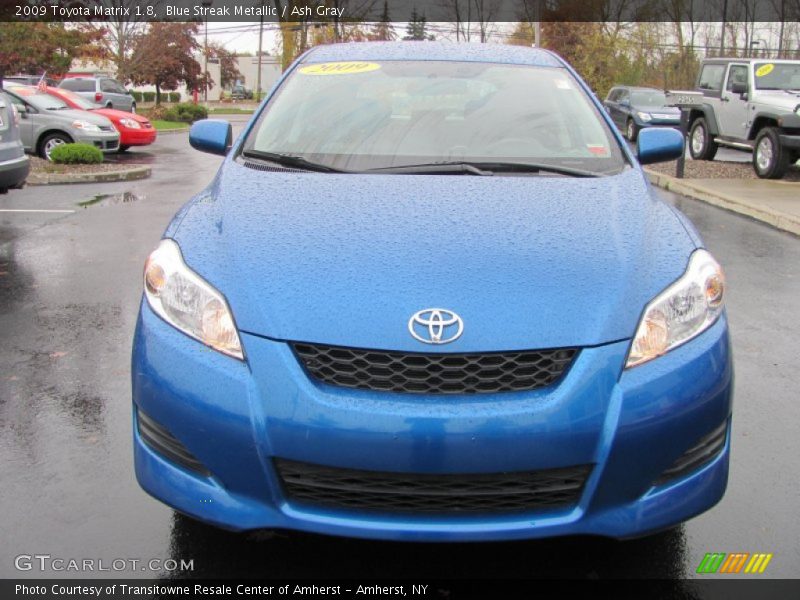 Blue Streak Metallic / Ash Gray 2009 Toyota Matrix 1.8