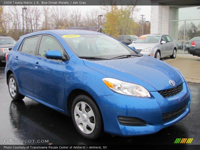 Blue Streak Metallic / Ash Gray 2009 Toyota Matrix 1.8