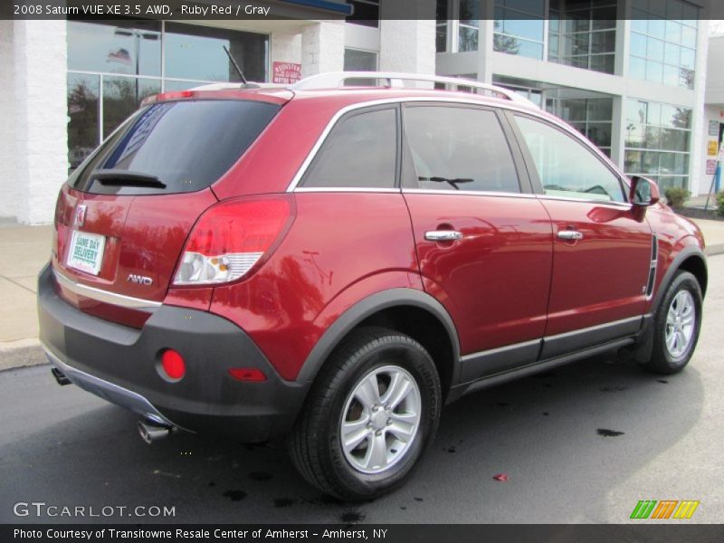 Ruby Red / Gray 2008 Saturn VUE XE 3.5 AWD