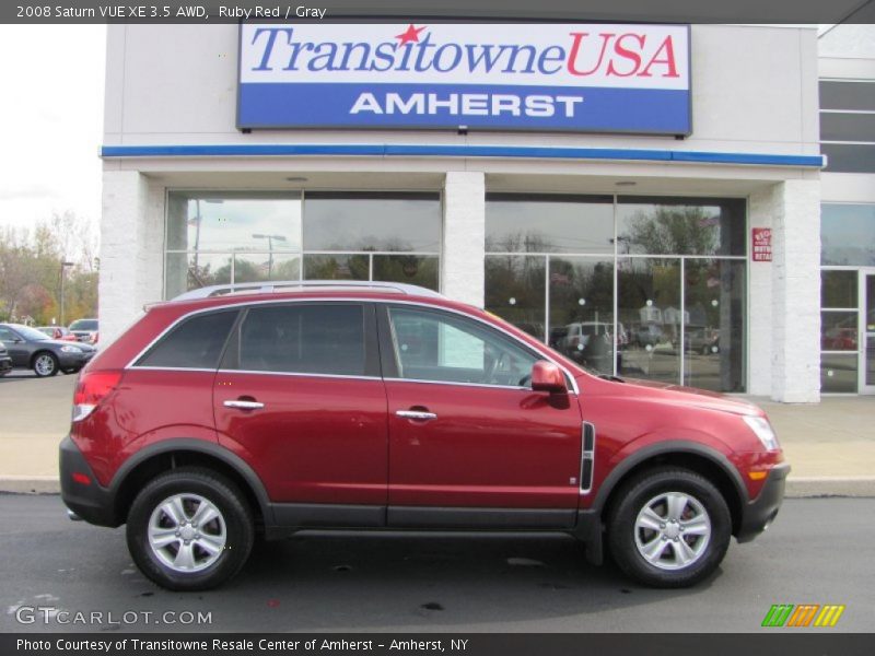 Ruby Red / Gray 2008 Saturn VUE XE 3.5 AWD