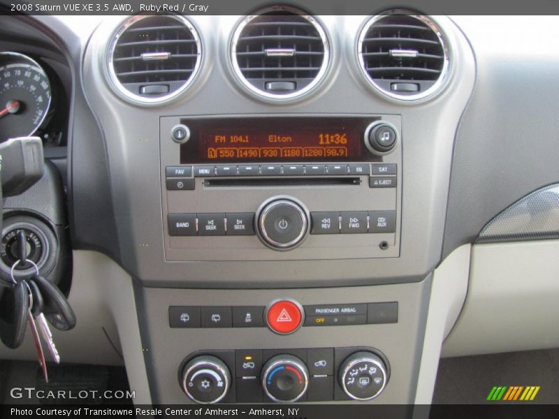 Ruby Red / Gray 2008 Saturn VUE XE 3.5 AWD