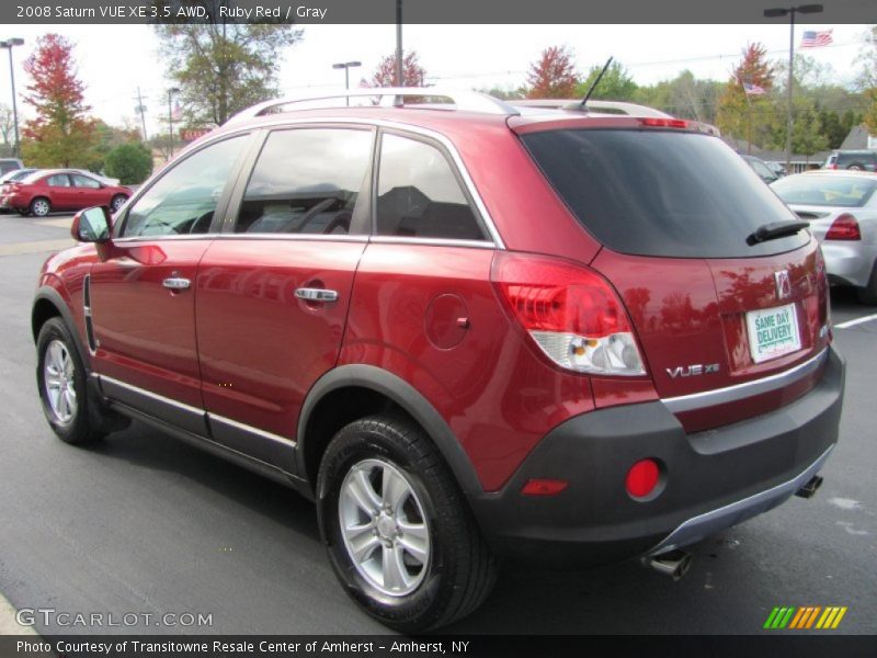 Ruby Red / Gray 2008 Saturn VUE XE 3.5 AWD