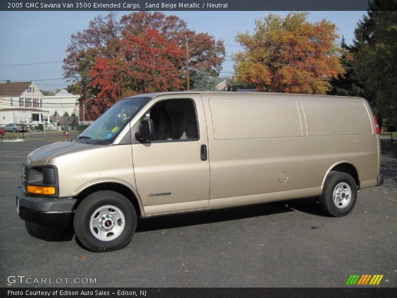 Sand Beige Metallic / Neutral 2005 GMC Savana Van 3500 Extended Cargo