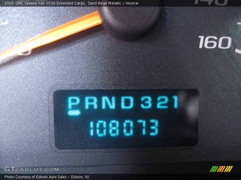 Sand Beige Metallic / Neutral 2005 GMC Savana Van 3500 Extended Cargo