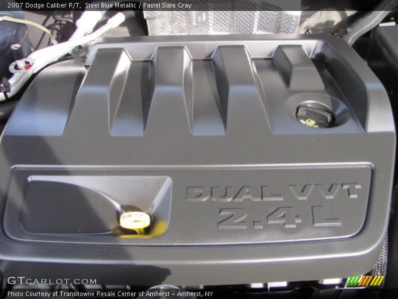 Steel Blue Metallic / Pastel Slate Gray 2007 Dodge Caliber R/T