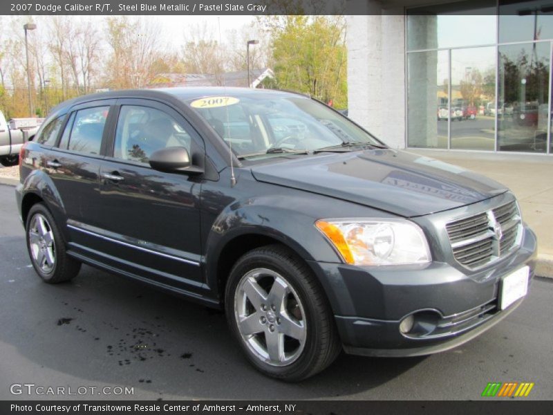 Steel Blue Metallic / Pastel Slate Gray 2007 Dodge Caliber R/T