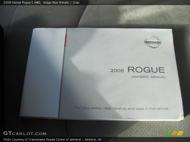 Indigo Blue Metallic / Gray 2008 Nissan Rogue S AWD