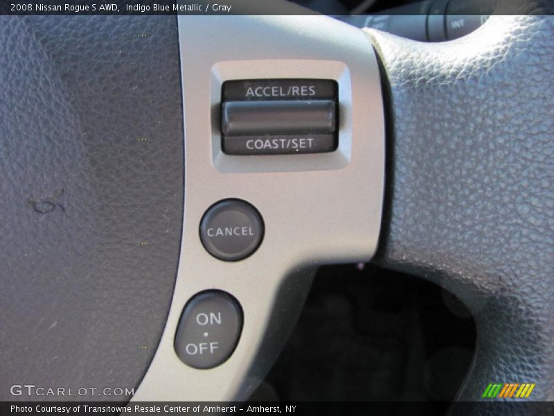 Indigo Blue Metallic / Gray 2008 Nissan Rogue S AWD