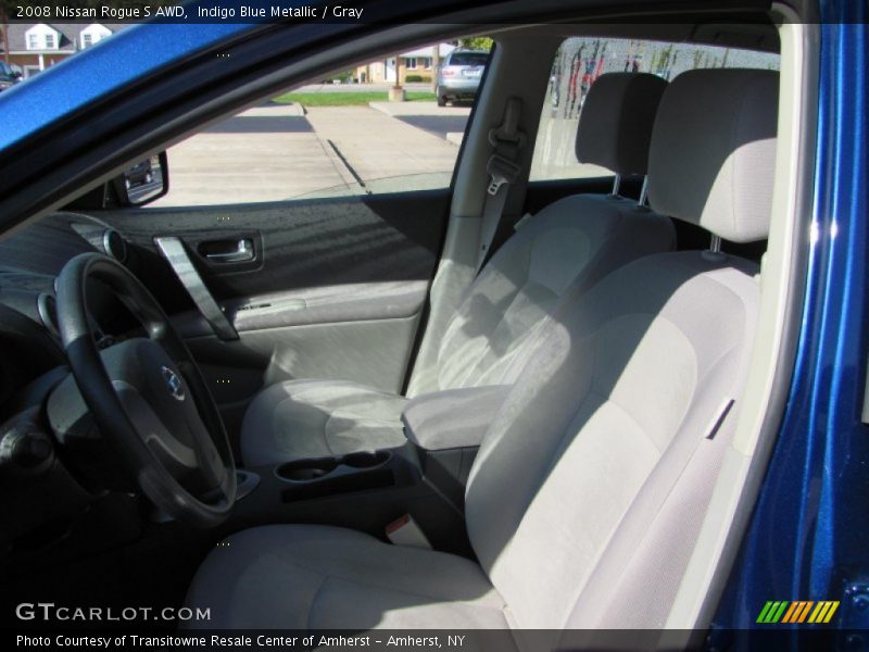 Indigo Blue Metallic / Gray 2008 Nissan Rogue S AWD