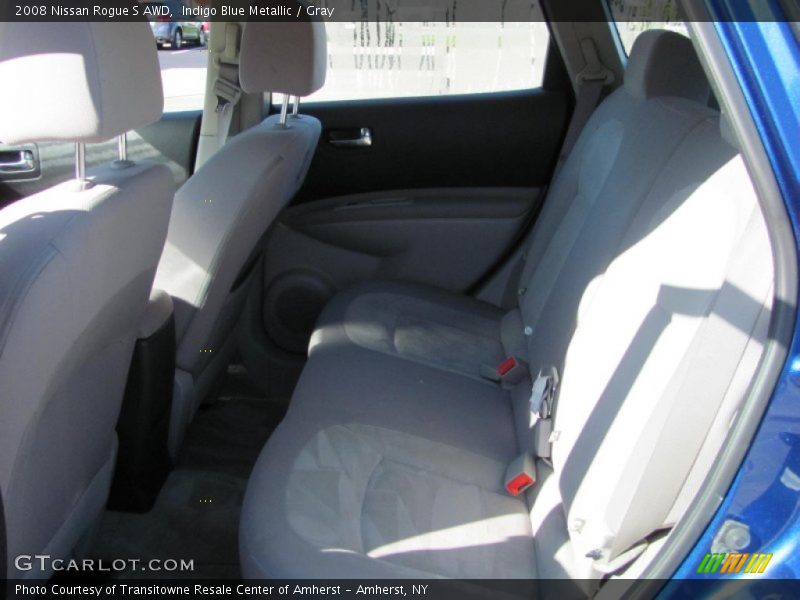 Indigo Blue Metallic / Gray 2008 Nissan Rogue S AWD