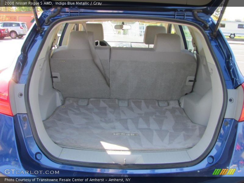 Indigo Blue Metallic / Gray 2008 Nissan Rogue S AWD
